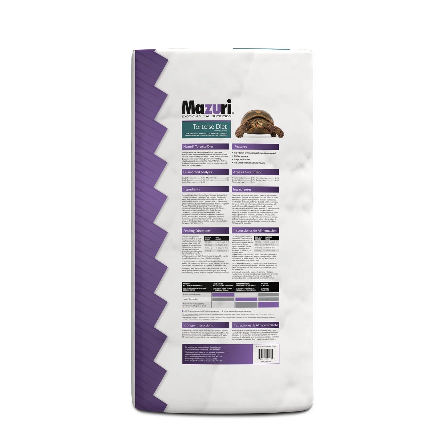 MAZURI TORTOISE DIET, Mangime Rettile Erbivoro, Mangime Tartaruga, Nutrazu,