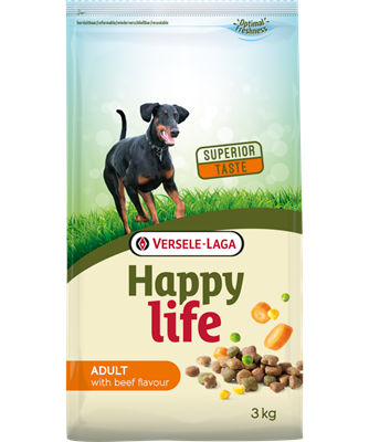 Happy life Adult beef Flavour